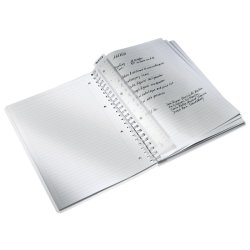 Leitz WOW Notesbog A4 - linieret - PP-omslag med hul - Gr�n - 80 ark