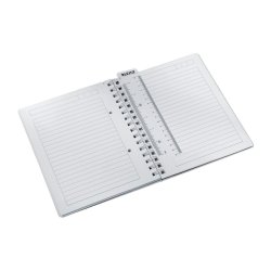 Leitz WOW Notesbog A5 - linieret - PP-omslag med hul - Gr�n - 80 ark