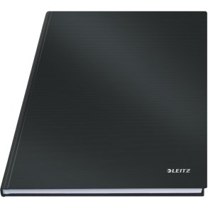 Leitz Solid Notesbog A4 - kvadreret - lamineret hardcover sort - 80 ark - 80g