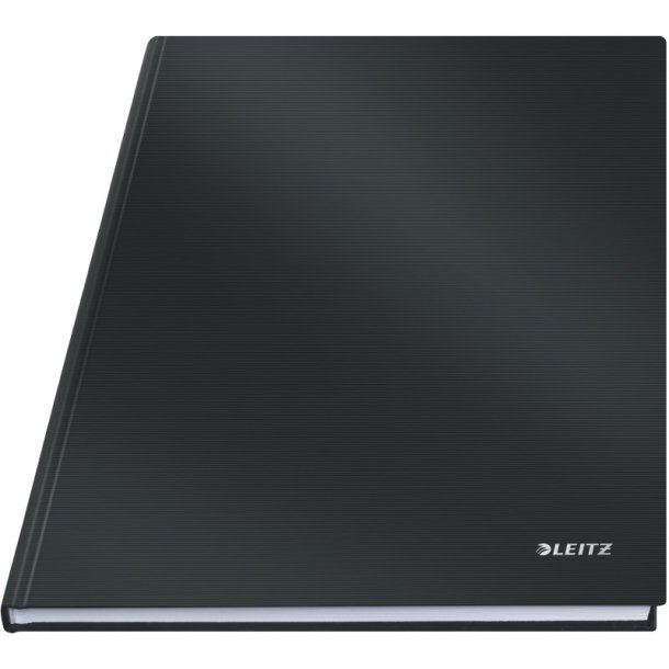 Leitz Solid Notesbog A4 - linieret - lamineret hardcover sort - 80 ark - 80g