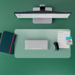 Leitz Skriveunderlag - transparent - mat - 36x70 cm
