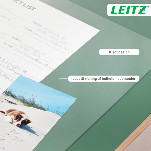 Leitz Skriveunderlag - transparent - mat - 36x70 cm