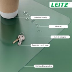 Leitz Skriveunderlag - transparent - mat - 36x70 cm