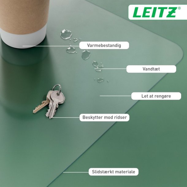 Leitz Skriveunderlag - transparent - mat - 36x70 cm