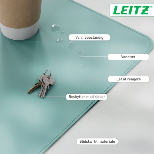 Leitz Skriveunderlag - Large - 80x40 - mint