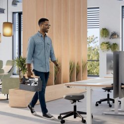 Leitz B�rbar Organiserings kasse i Filt - M�rkegr�