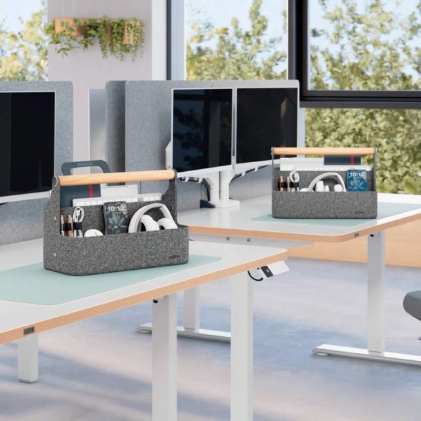 Leitz B�rbar Organiserings kasse i Filt - M�rkegr�