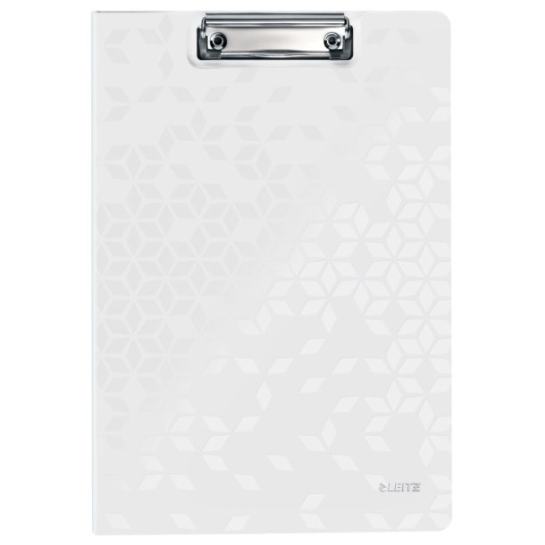 Leitz Clipboard A4 med forside � WOW Hvid til 80 ark