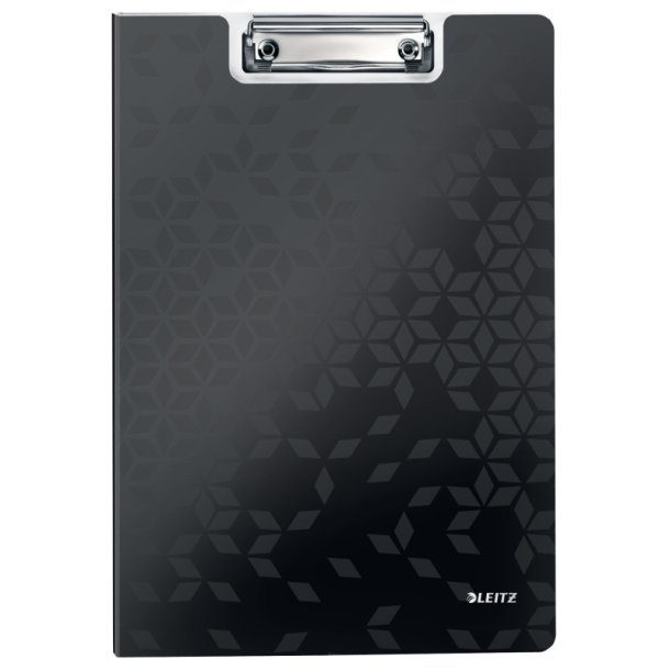 Leitz Clipboard A4 med forside � WOW sort til 80 ark