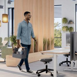 Leitz H�ngende Organiserings kasse i Filt - M�rkegr�
