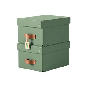 Leitz Opbevaringskasse Puro Small - S�t med 2 stk. Gr�n