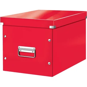 Leitz Opbevaringskasse WOW Cube Large - R�d