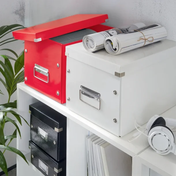 Leitz Opbevaringskasse WOW Cube Large - R�d