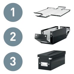 Leitz Opbevaringskasse WOW Medium - R�d