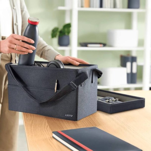 Leitz Opbevaringstaske Hot Desking Kompakt Med L�g - Fl�jlsgr�