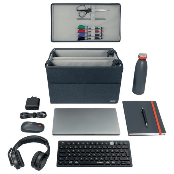 Leitz Opbevaringstaske Hot Desking Kompakt Med L�g - Fl�jlsgr�