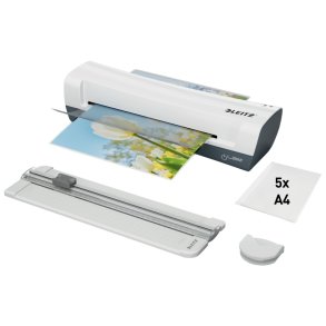 Leitz iLAM Home 4-i-1 lamineringsmaskine A4 med sk�rer og hj�rneafrunder