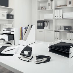 Leitz A4 3-klap mappe WOW - elastikmappe - 300g karton - sort