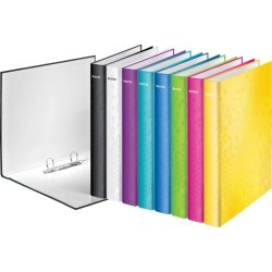 Leitz A4+ Ringbind - WOW bl - 25mm, 2 D-ring - rygbredde 40mm