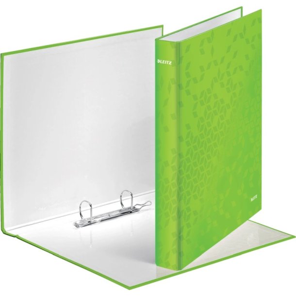Leitz A4+ Ringbind - WOW grn - 25mm, 2 D-ring - rygbredde 40mm