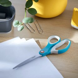 Leitz Cosy kontorsaks rolig bl - Titanium saks p 20,5 cm