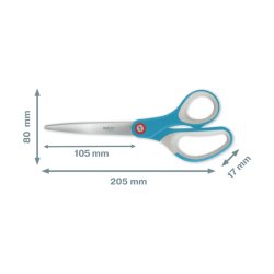 Leitz Cosy kontorsaks rolig bl - Titanium saks p 20,5 cm