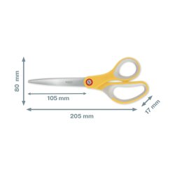 Leitz Cosy kontorsaks varm gul - Titanium saks p 20,5 cm