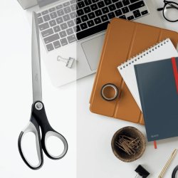 Leitz papirsaks og stofsaks - rustfri titanium saks p 20 cm