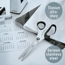 Leitz WOW kontorsaks hvid - titanium saks p 20,5 cm