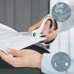 Leitz WOW kontorsaks hvid - titanium saks p 20,5 cm