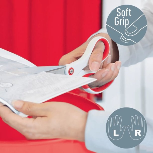 Leitz WOW kontorsaks rd - titanium saks p 20,5 cm