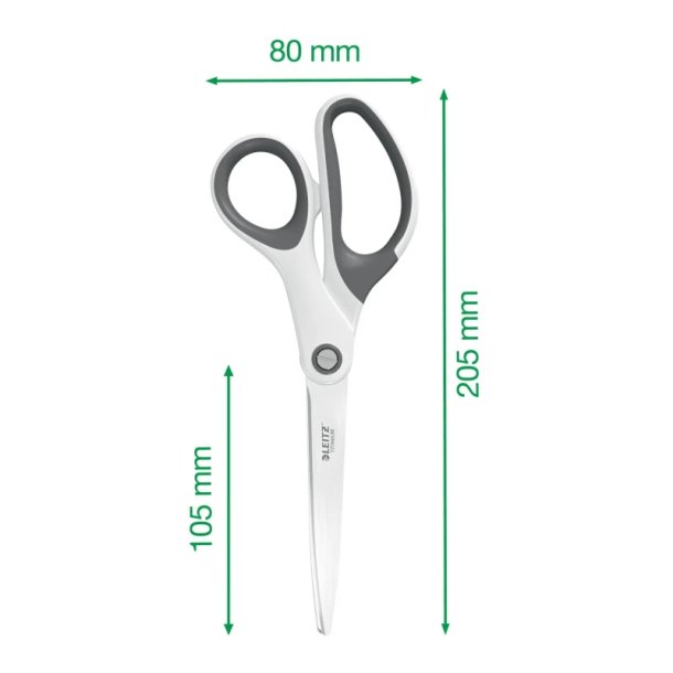 Leitz WOW kontorsaks sort - titanium saks p 20,5 cm