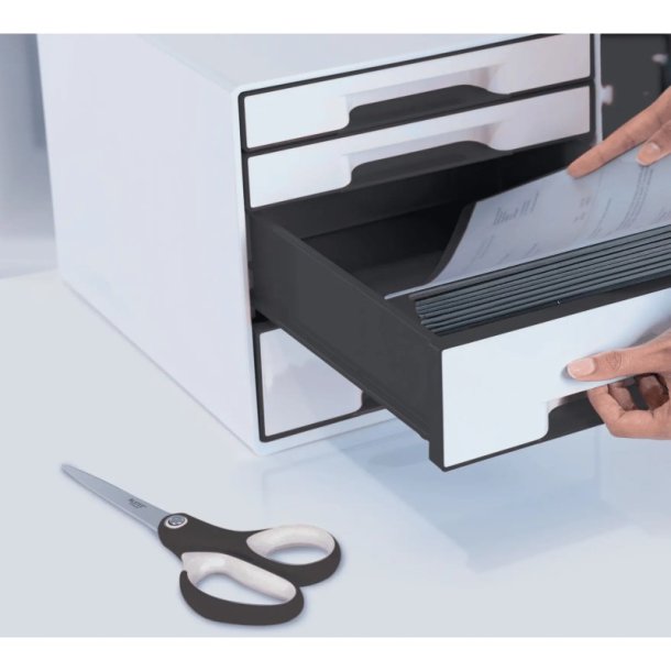 Leitz WOW kontorsaks sort - titanium saks p 20,5 cm