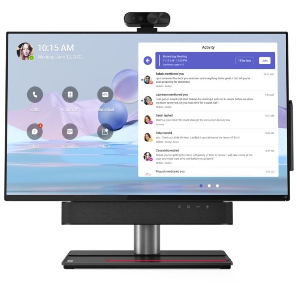 Lenovo ThinkSmart View Plus - Personligt videokonferencesystem - Android 10 - Sort
