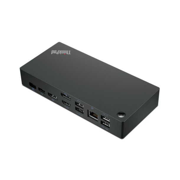 Lenovo - Dockingstation - Ledningsfrt - USB 3.2 - Gen - 1 - (3.1 - Gen - 1) - Type-C - Sort