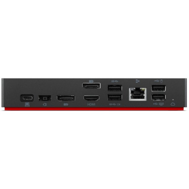 Lenovo ThinkPad Universal USB-C Smart Dock - Dockingstation - USB-C - HDMI, 2xDP - GigE