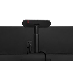 Lenovo ThinkVision M50 - Webcam - 1920x1080 - audio - 4x - 5 V - USB 2.0 - Sort