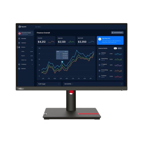 Lenovo ThinkVision - T22i-30 - 21,5" - FHD - HDMI - DP - VGA - 4xUSB-A