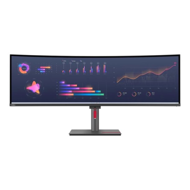 Lenovo P49w-30 - 49" - IPS - 5120x1440 - 32:9 - 60Hz - 350cd/m2 - 4ms - 2x5W - Raven - Black