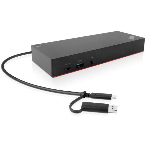 Lenovo Dockingstation 4K Ultra HD - Ledningsf�rt - USB 3.1 gen2