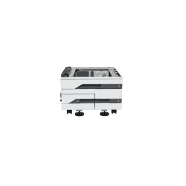 Lexmark 32D0803 - papirbakke og kabinet - med styrehjul - 2520 ark (3 bakker)