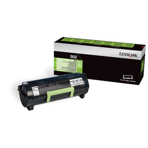 Lexmark 502 - original toner - 1500 sider - Sort