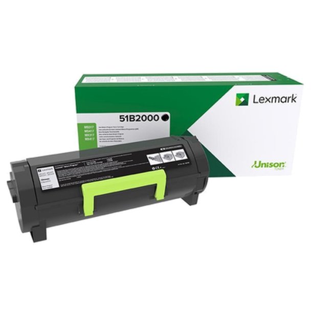 Lexmark 51B2000 - original toner - 2500 sider - Sort