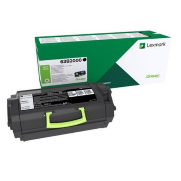 Lexmark 63B2000 - original toner - 11000 sider - Sort