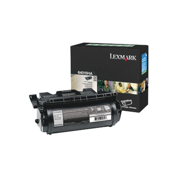 Lexmark 64016HE - original toner - 21000 sider - Sort