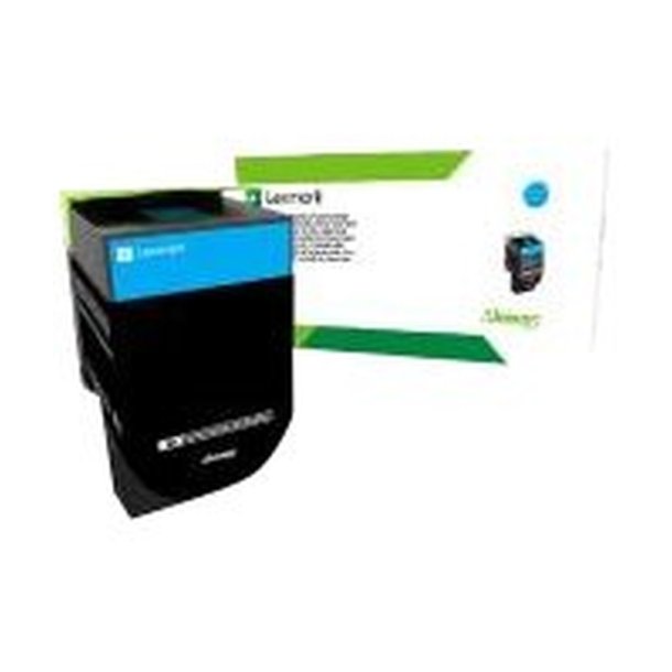 Lexmark 702CE - original toner - 1000 sider - cyan