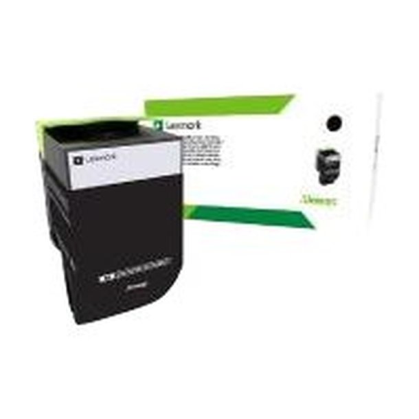 Lexmark 702KE - original toner - 1000 sider - Sort