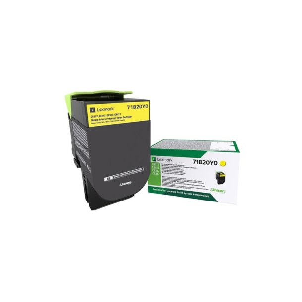 Lexmark 71B20Y0 - original toner - 2300 sider - Yellow