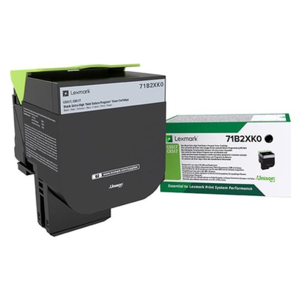 Lexmark 71B2XK0 - original toner - sider - 8000 Sort