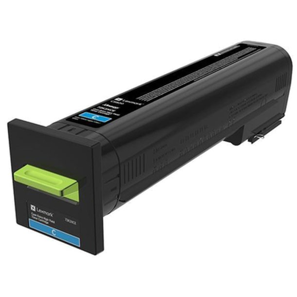 Lexmark 72K2XCE - original toner - 22000 sider - cyan